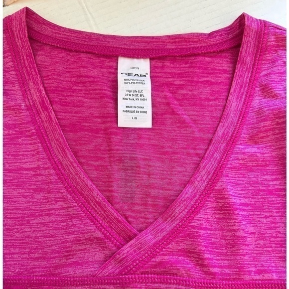 Head Athletic Moisture Wicking Soft Comfy Stylish Active Sports Gym Sz Large (G) - Picture 3 of 5